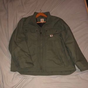 Green Carhartt jacket